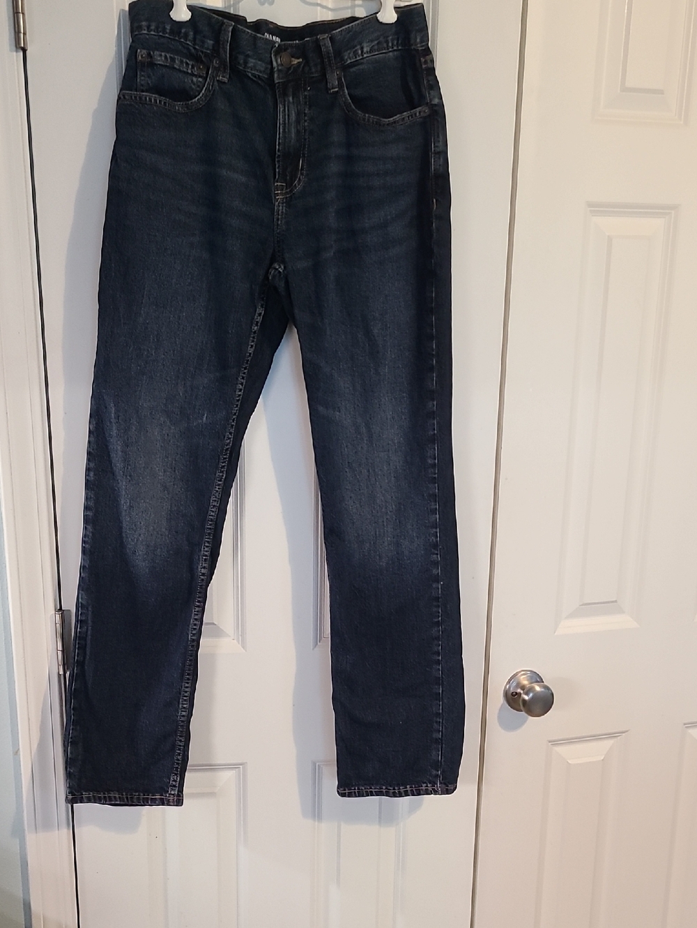 Old Navy Men's Straight Leg Dark Blue Jeans
